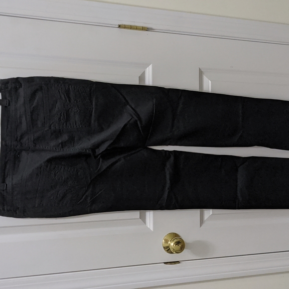 Bogari Designed in Italy Casual Cotton Pants Black Size 4 - Picture 3 of 11